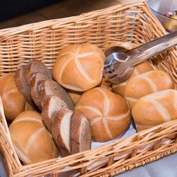 Daily fresh bread for breakfast
