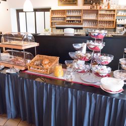 Breakfast in the monastery inn